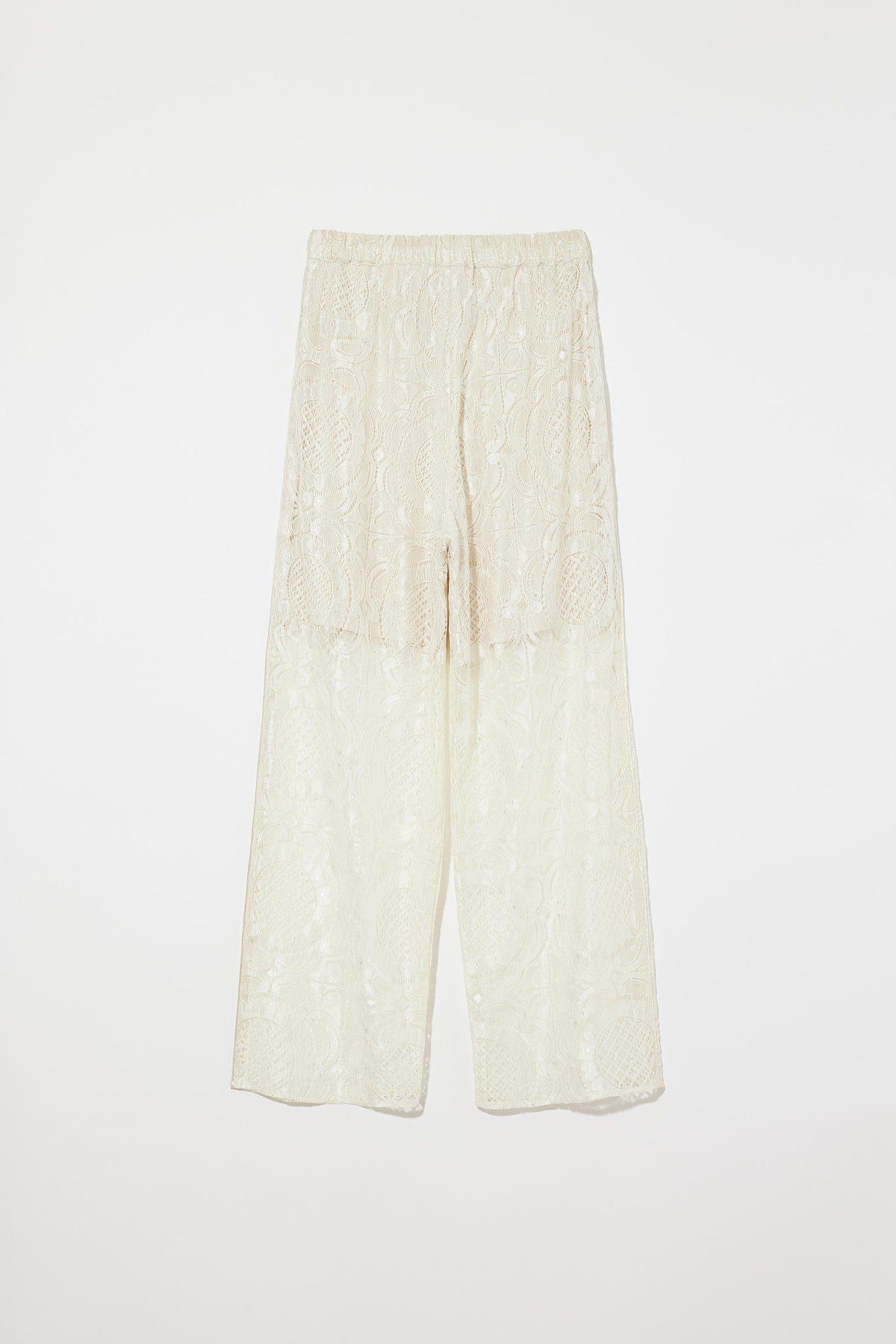 PATTERN LACE EASY PANTS 