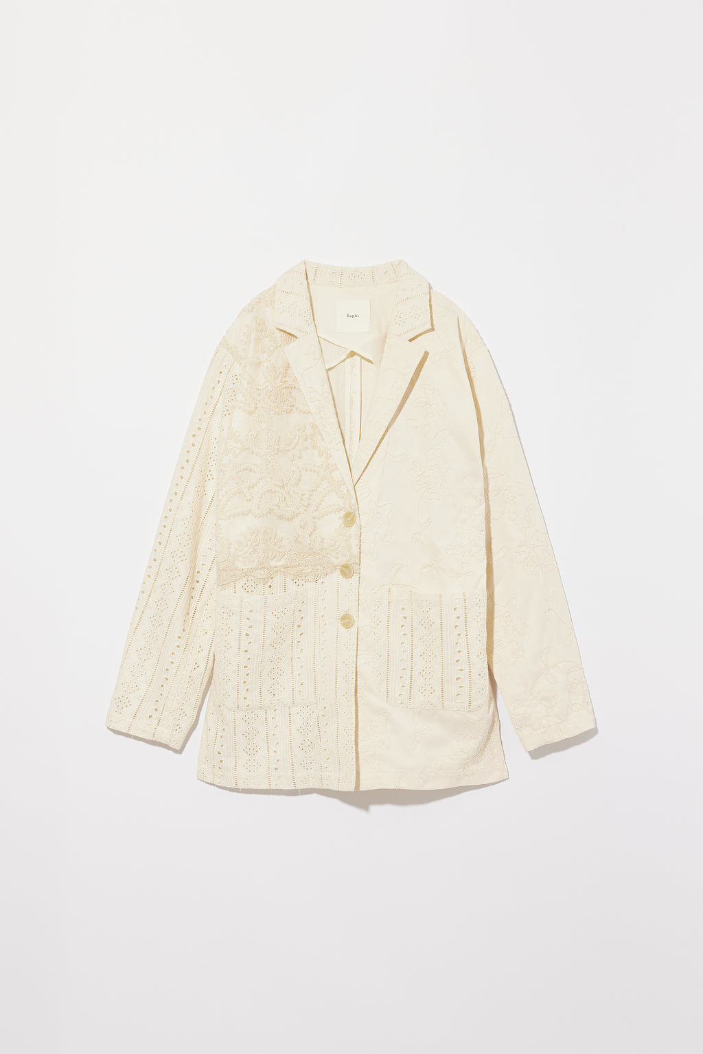 PATCHWORK EMBROIDERY LACE JACKET