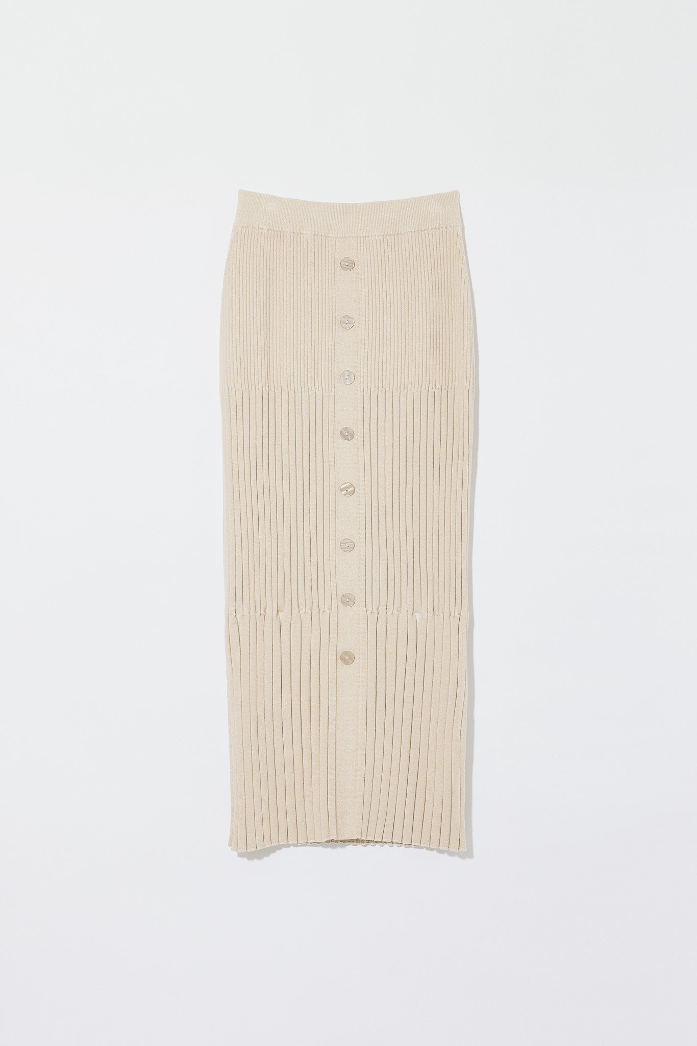 RANDOM RIB KNIT SKIRT