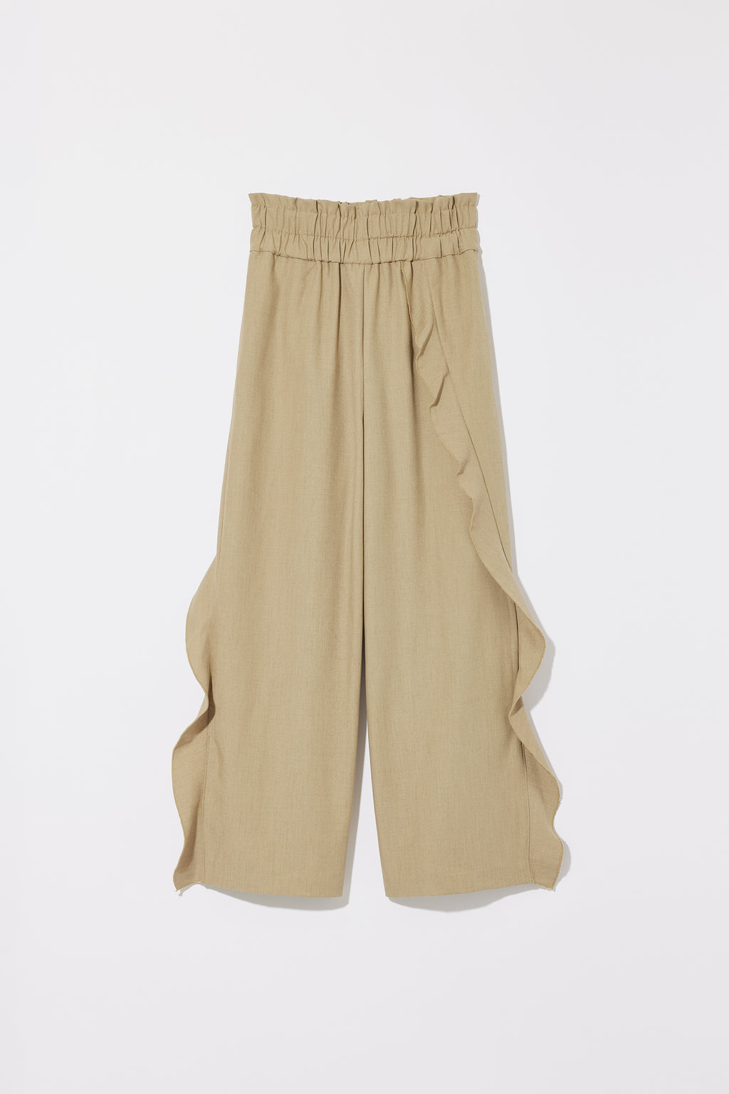 RUFFLE ASYMMETRY PANTS【STORE限定】
