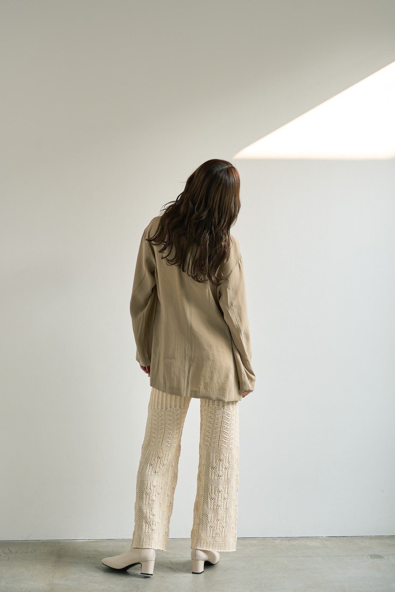 eaphi sheer tailored jacket - テーラードジャケット