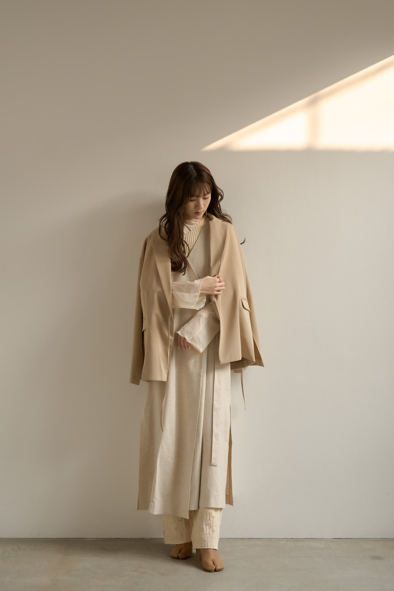 新品eaphi / multi way volume trench coat M