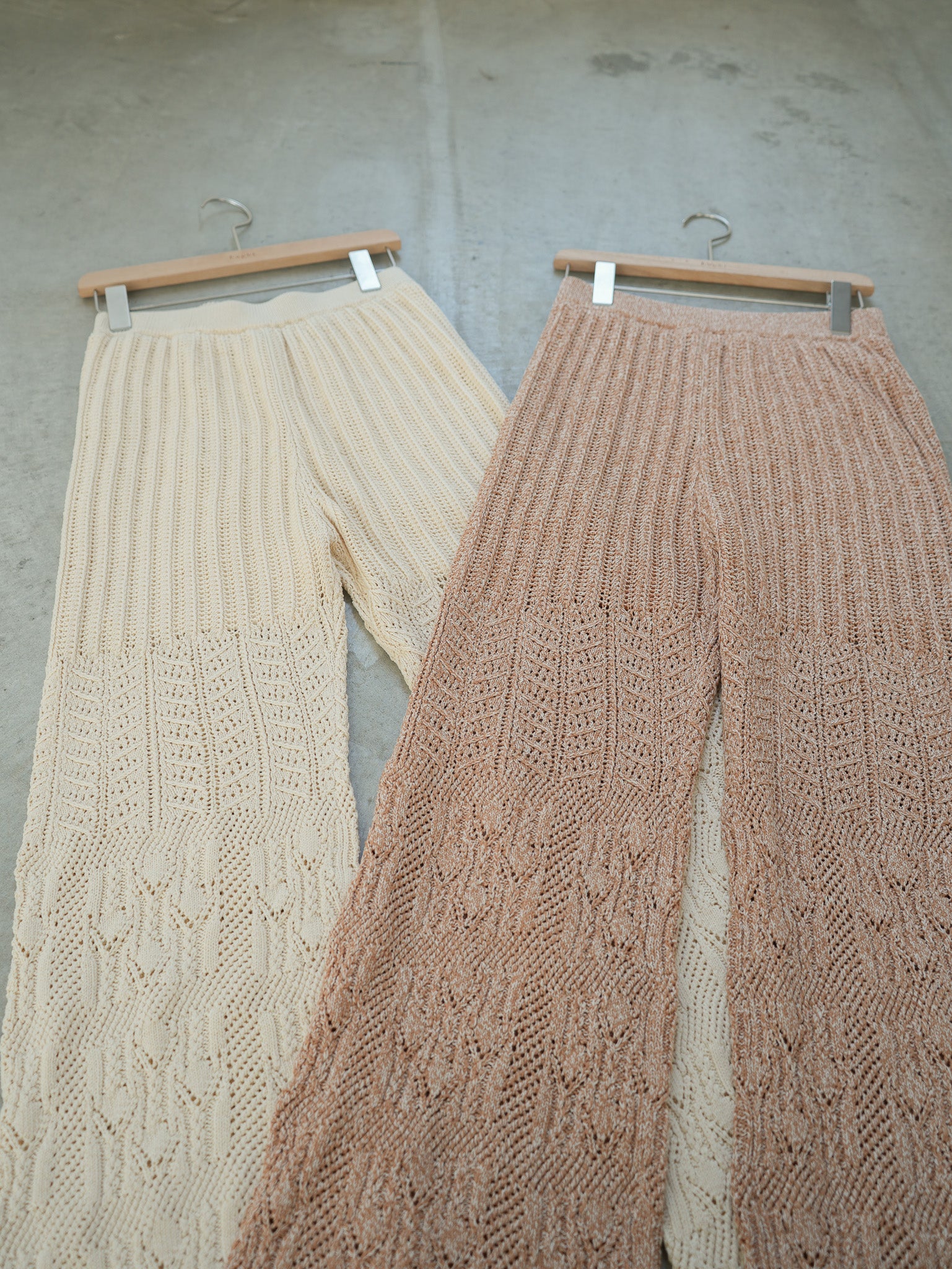 Amiur crochet knit pants - カジュアルパンツ