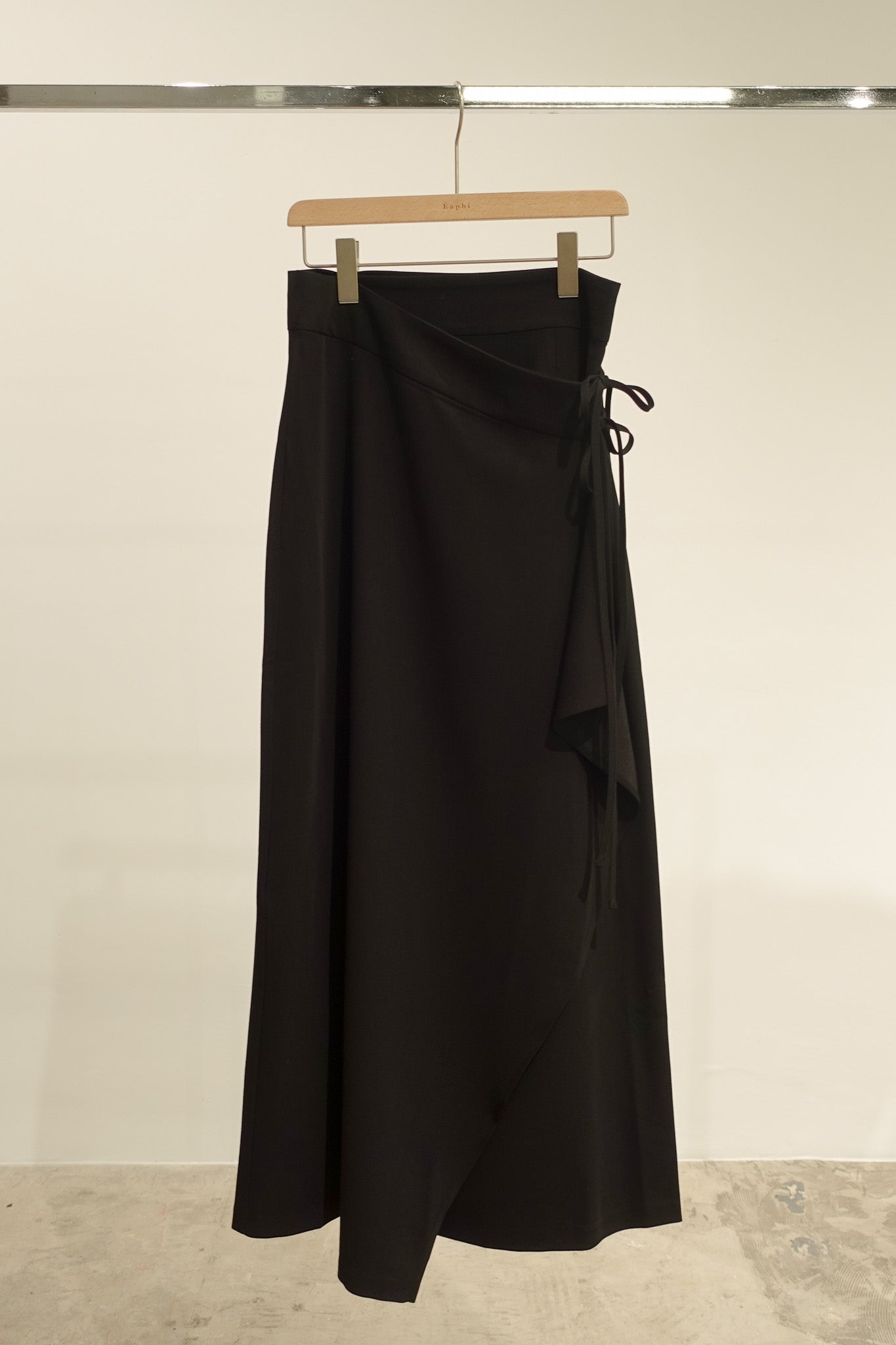 asymmetry drape skirt