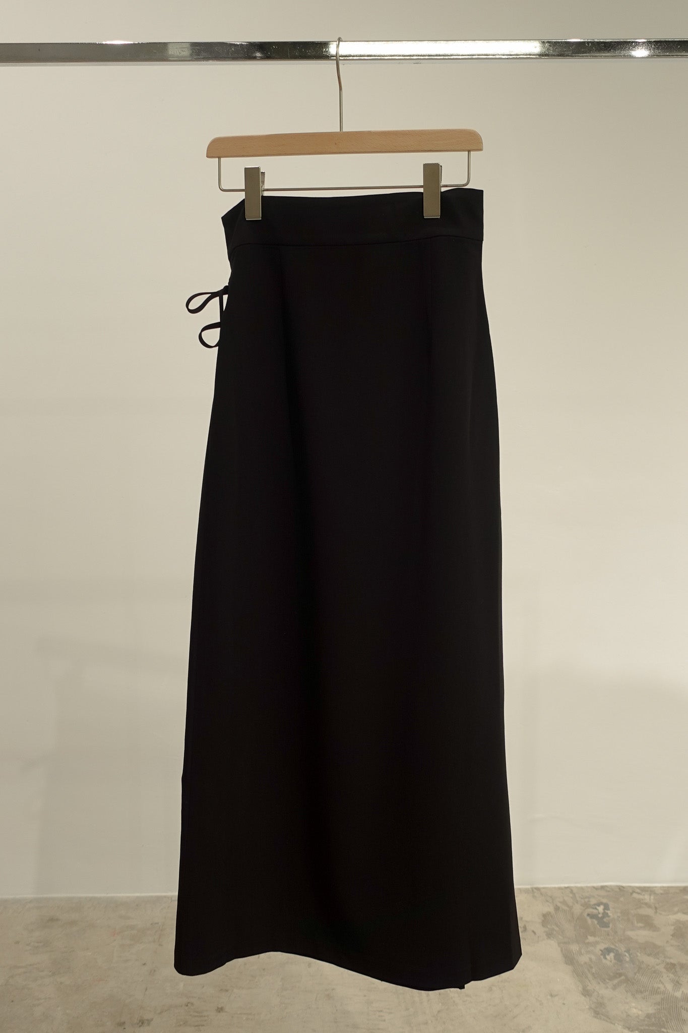 asymmetry drape skirt